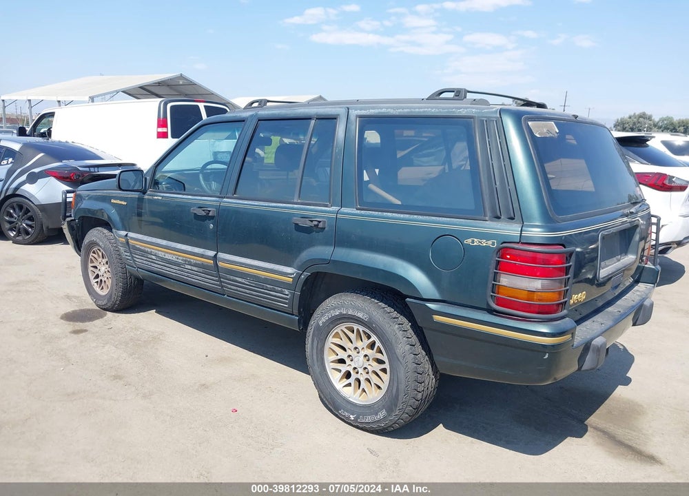 1993 JEEP GRAND CHEROKEE LIMITED VIN: 1J4GZ78Y2PC707708