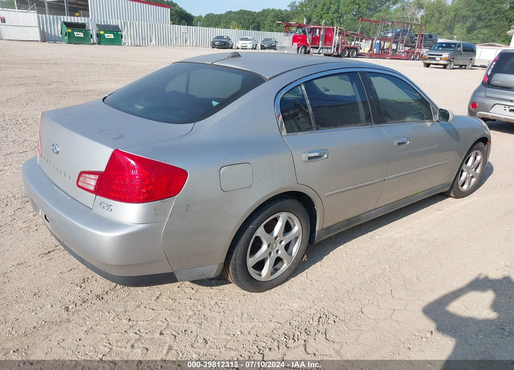 2004 INFINITI G35 VIN: JNKCV51E24M607942