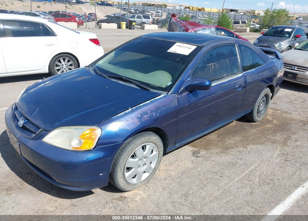 2001 HONDA CIVIC EX VIN: 1HGEM21991L087093