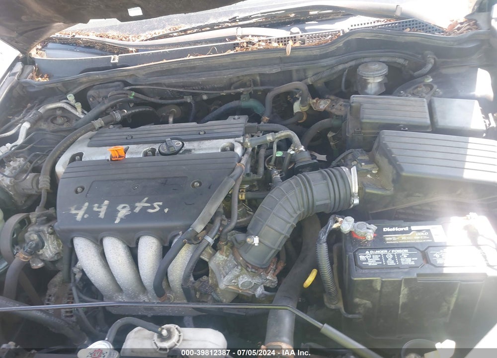 2007 HONDA ACCORD 2.4 EX VIN: 1HGCM56837A201800