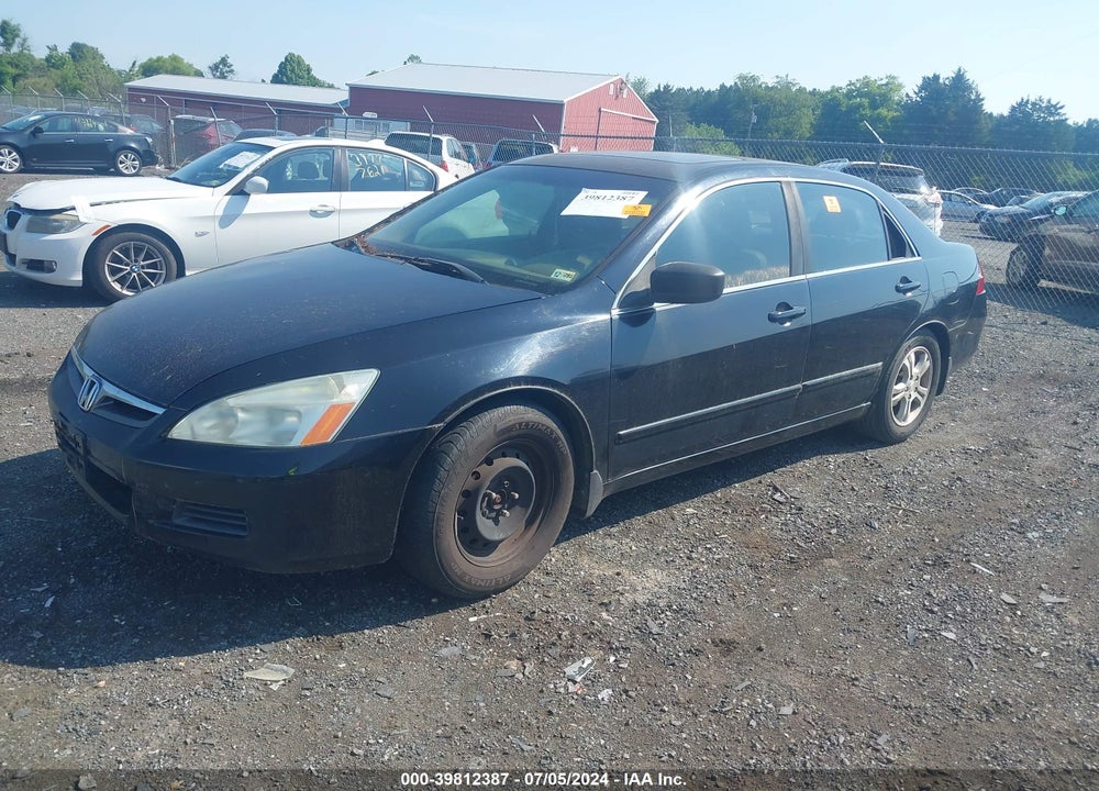 2007 HONDA ACCORD 2.4 EX VIN: 1HGCM56837A201800