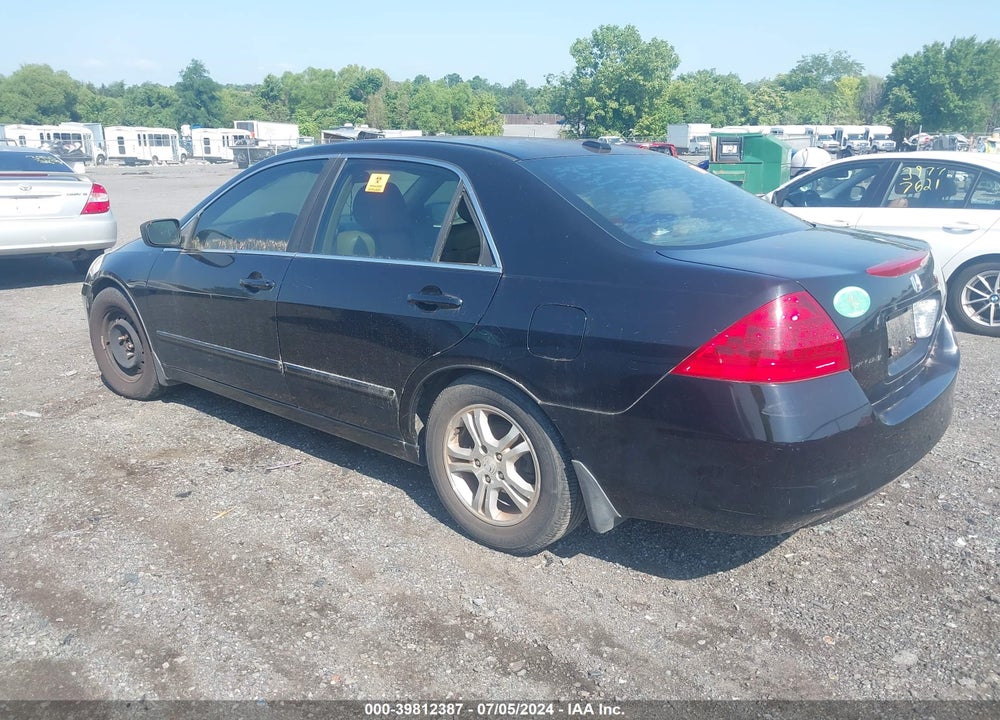 2007 HONDA ACCORD 2.4 EX VIN: 1HGCM56837A201800