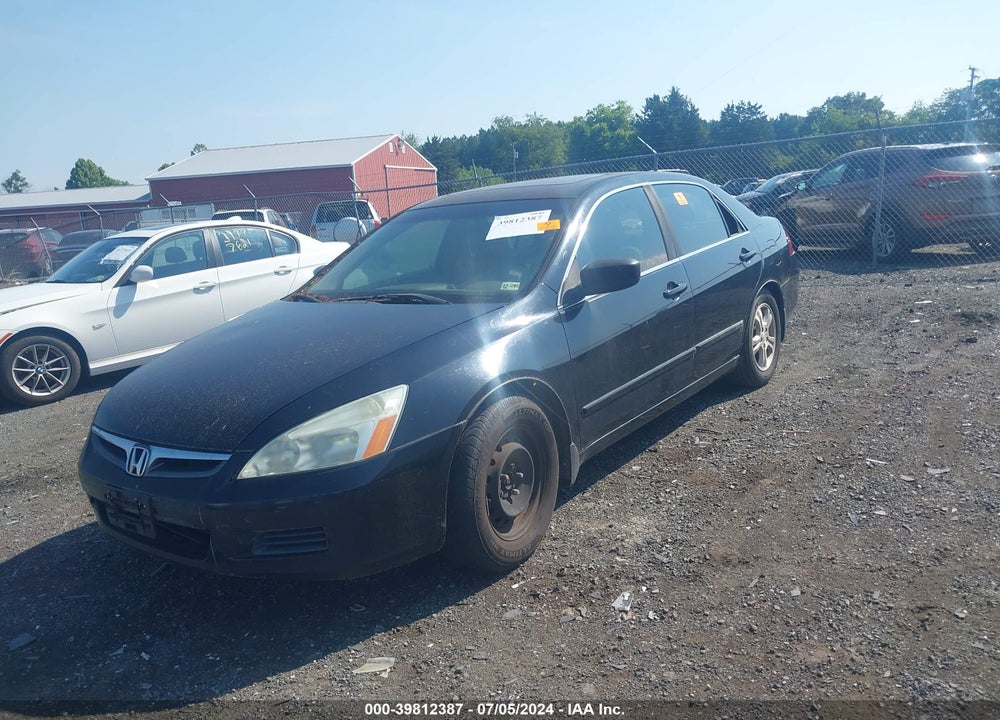 2007 HONDA ACCORD 2.4 EX VIN: 1HGCM56837A201800