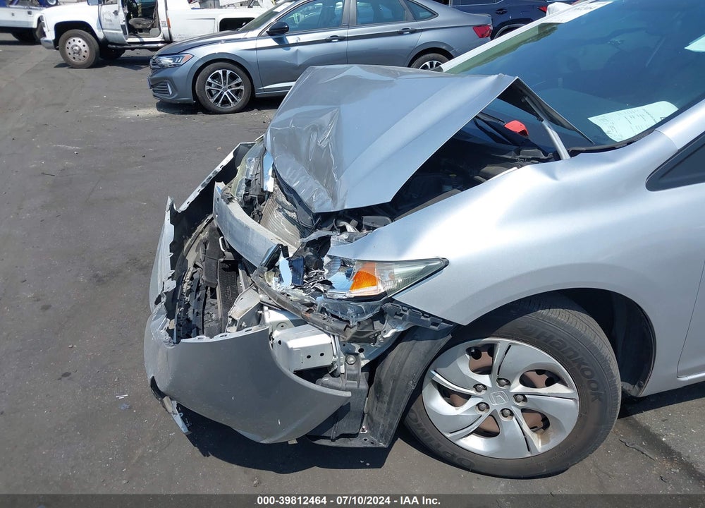 2013 HONDA CIVIC LX VIN: 19XFB2F51DE221445
