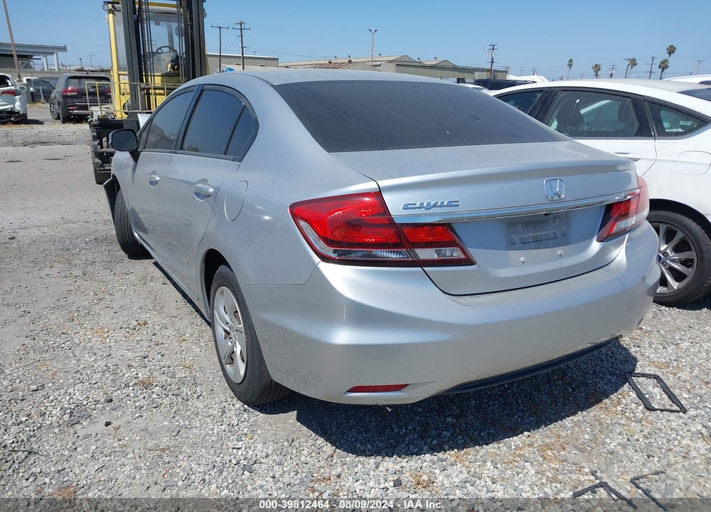 2013 HONDA CIVIC LX VIN: 19XFB2F51DE221445