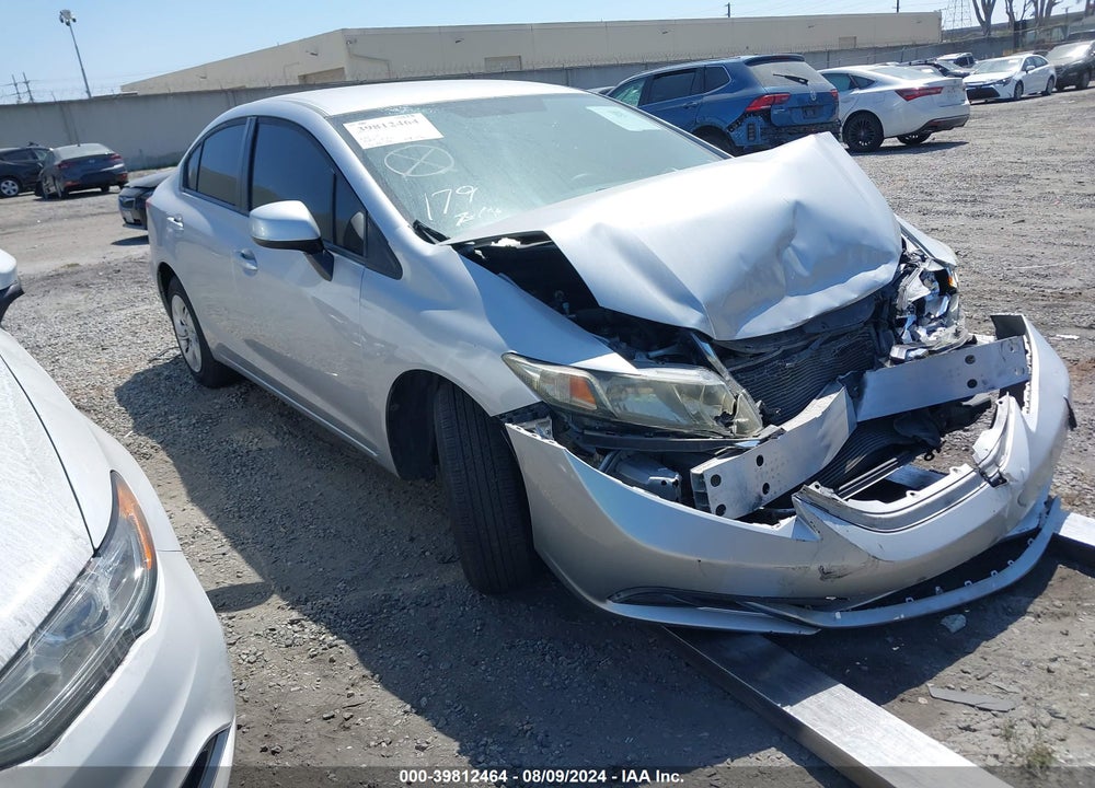 2013 HONDA CIVIC LX VIN: 19XFB2F51DE221445