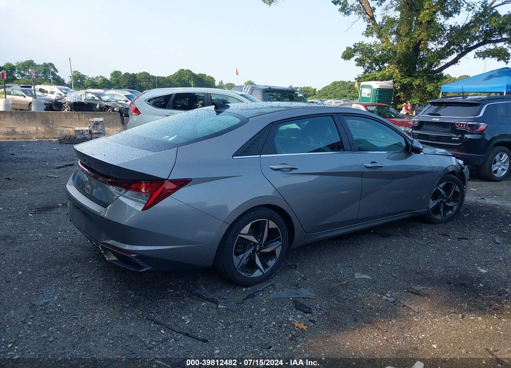 2021 HYUNDAI ELANTRA LIMITED VIN: KMHLP4AG9MU127772