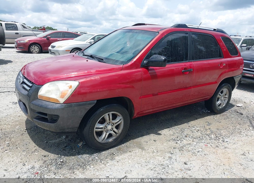 2007 KIA SPORTAGE LX V6 VIN: KNDJF723977343989