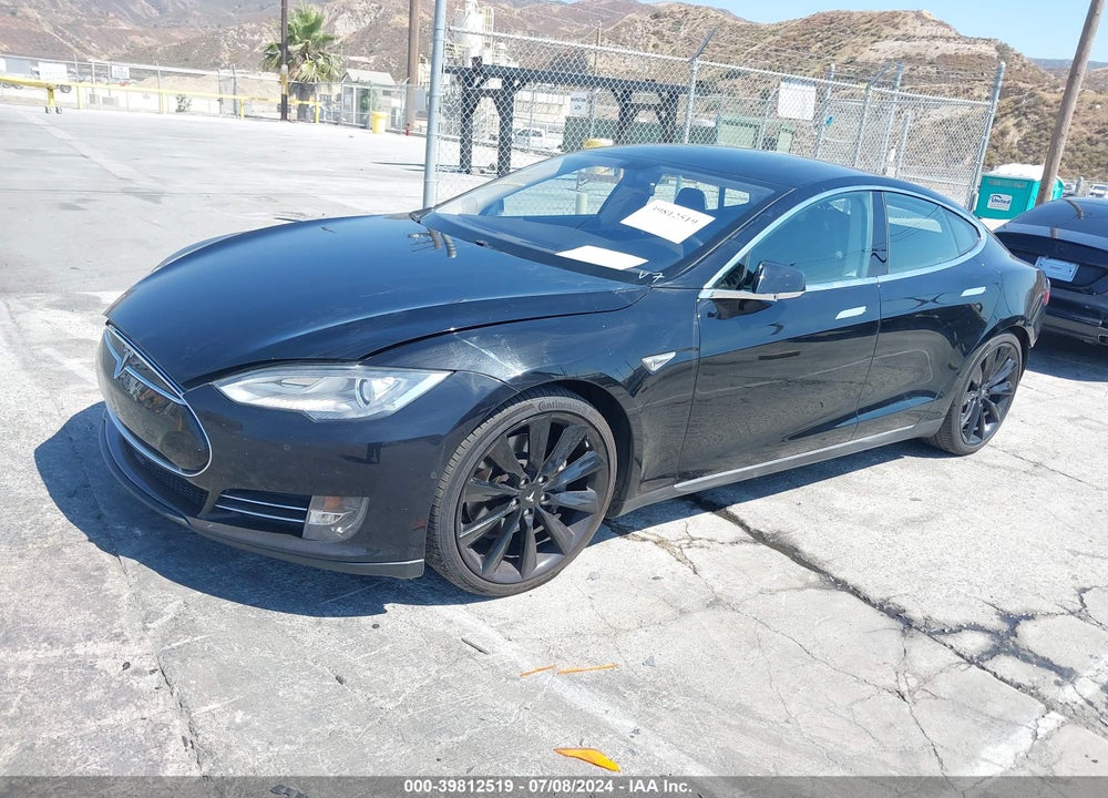2014 TESLA MODEL S P85 VIN: 5YJSA1H16EFP43103