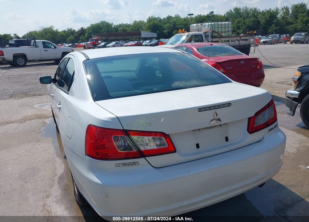 2011 MITSUBISHI GALANT ES VIN: 4A32B2FF6BE019620