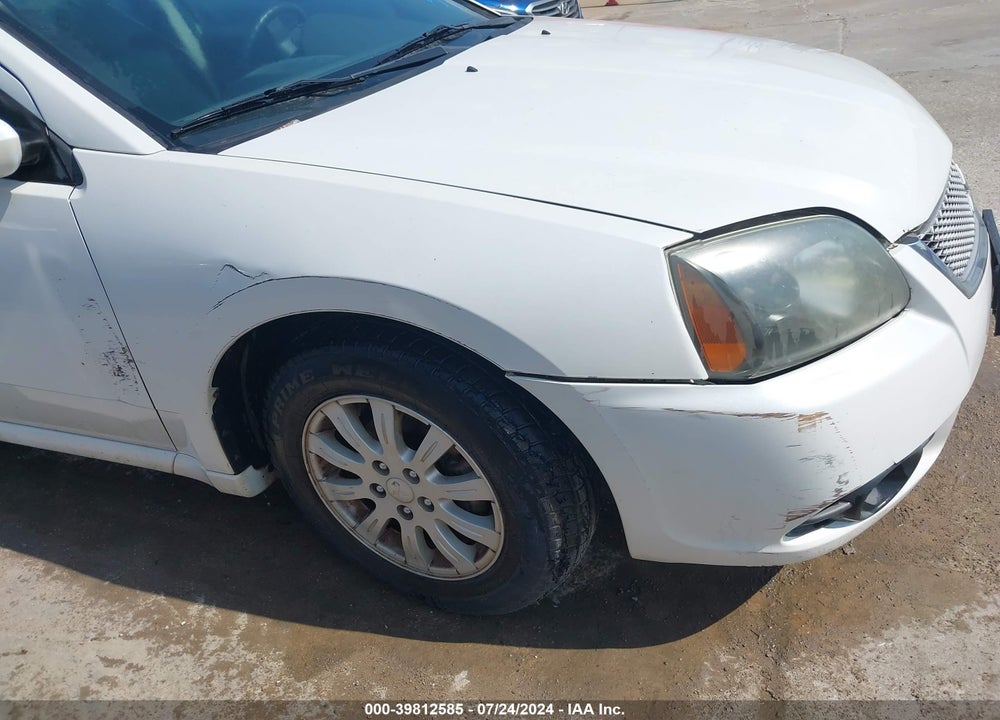 2011 MITSUBISHI GALANT ES VIN: 4A32B2FF6BE019620