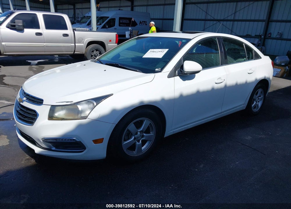 2015 CHEVROLET CRUZE 1LT AUTO VIN: 1G1PC5SB6F7101506