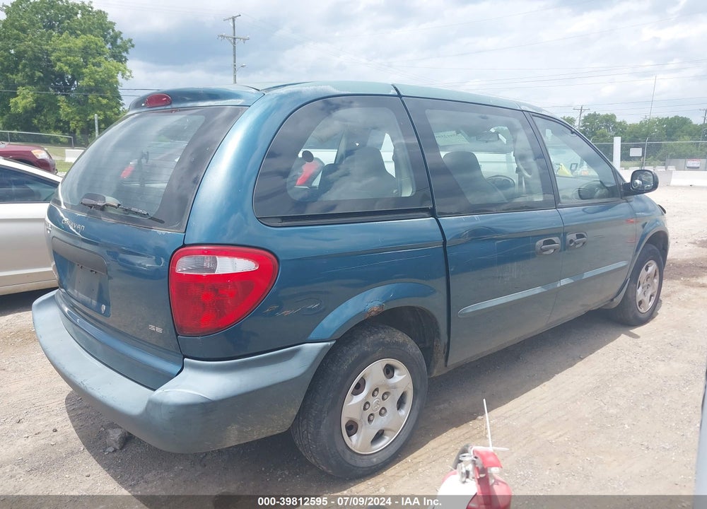 2002 DODGE CARAVAN SE VIN: 1B4GP25B22B740623
