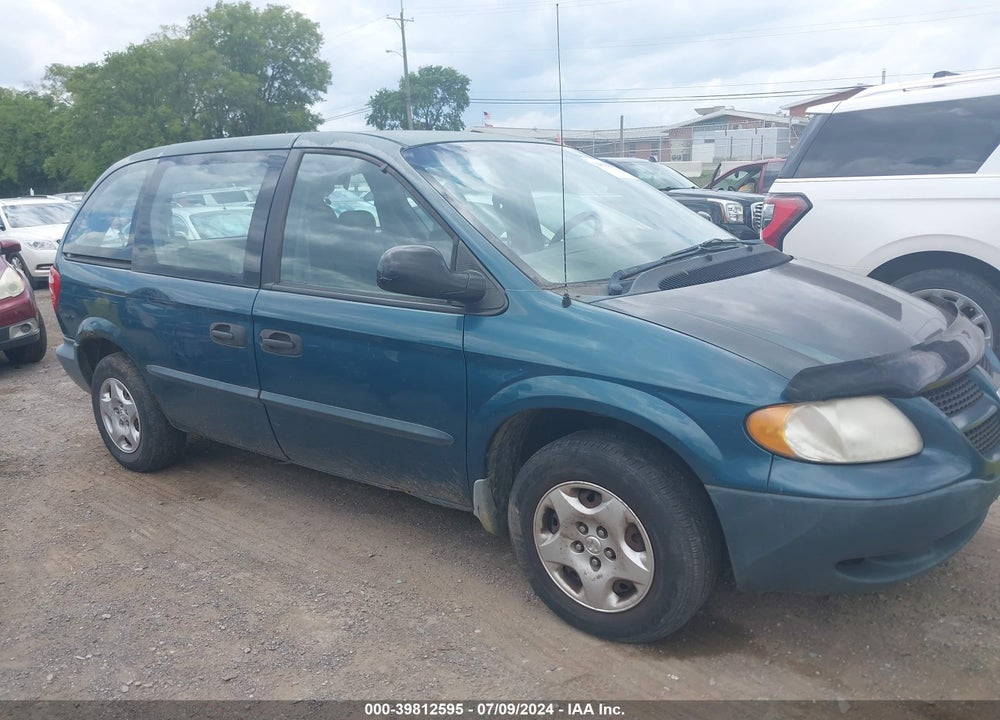 2002 DODGE CARAVAN SE VIN: 1B4GP25B22B740623