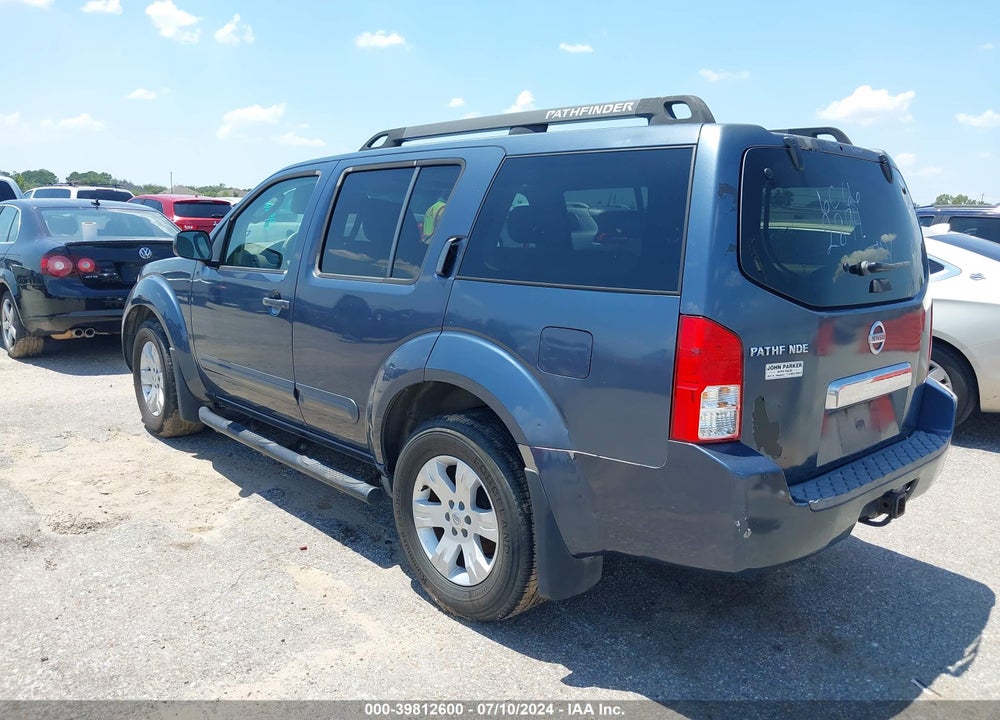 2006 NISSAN PATHFINDER S VIN: 5N1AR18U76C662894