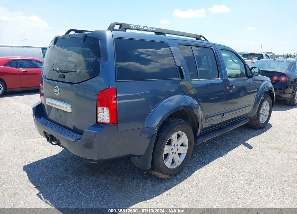 2006 NISSAN PATHFINDER S VIN: 5N1AR18U76C662894