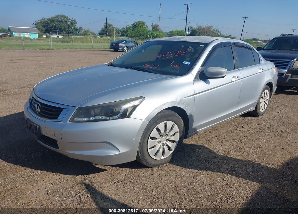 2009 HONDA ACCORD 2.4 LX VIN: 1HGCP26329A029532