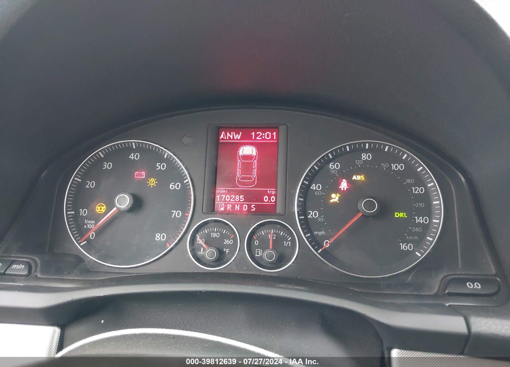 2009 VOLKSWAGEN JETTA SEL VIN: 3VWRM71K29M085600