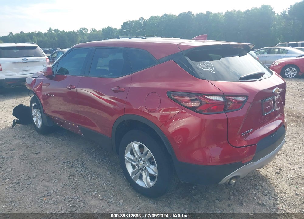 2022 CHEVROLET BLAZER FWD 2LT VIN: 3GNKBCR47NS113221