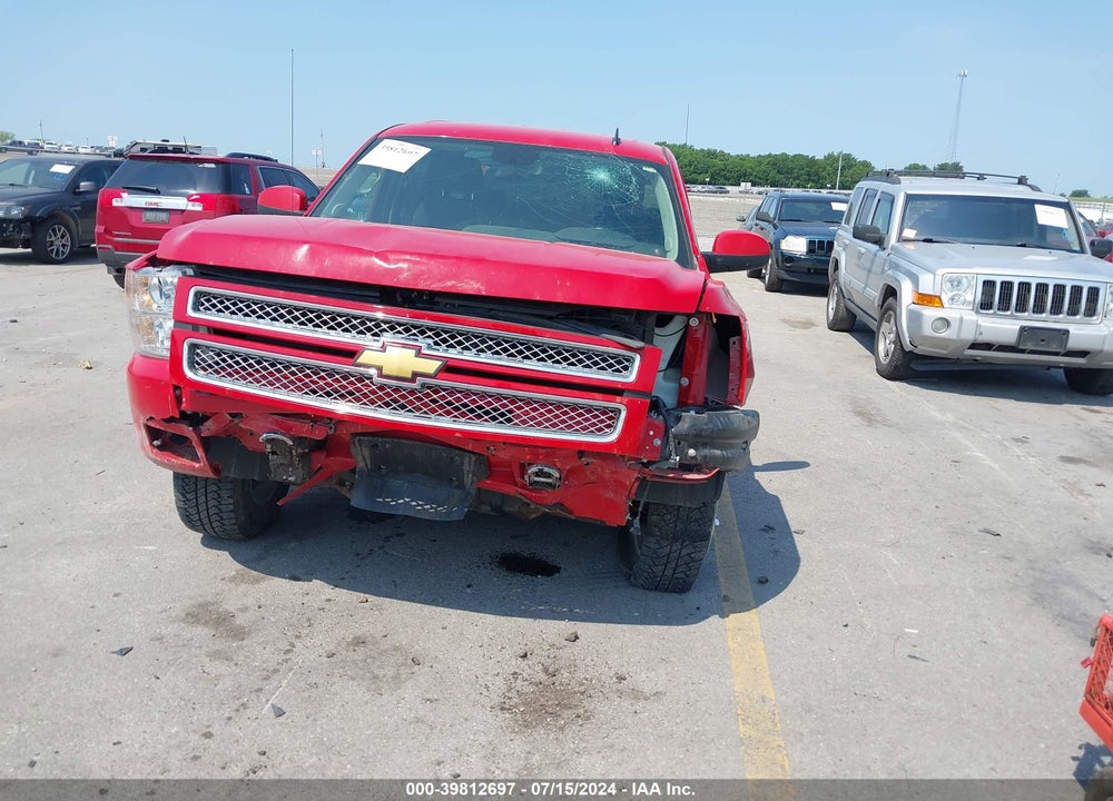 2012 CHEVROLET SILVERADO 1500 LT VIN: 3GCPKSE75CG144590