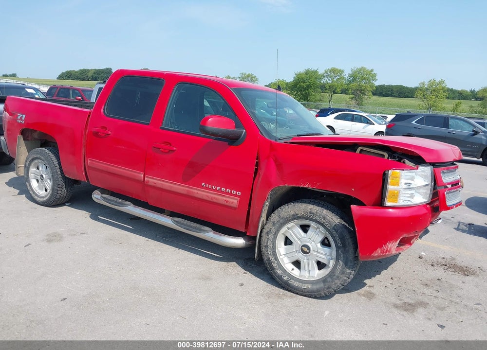 2012 CHEVROLET SILVERADO 1500 LT VIN: 3GCPKSE75CG144590