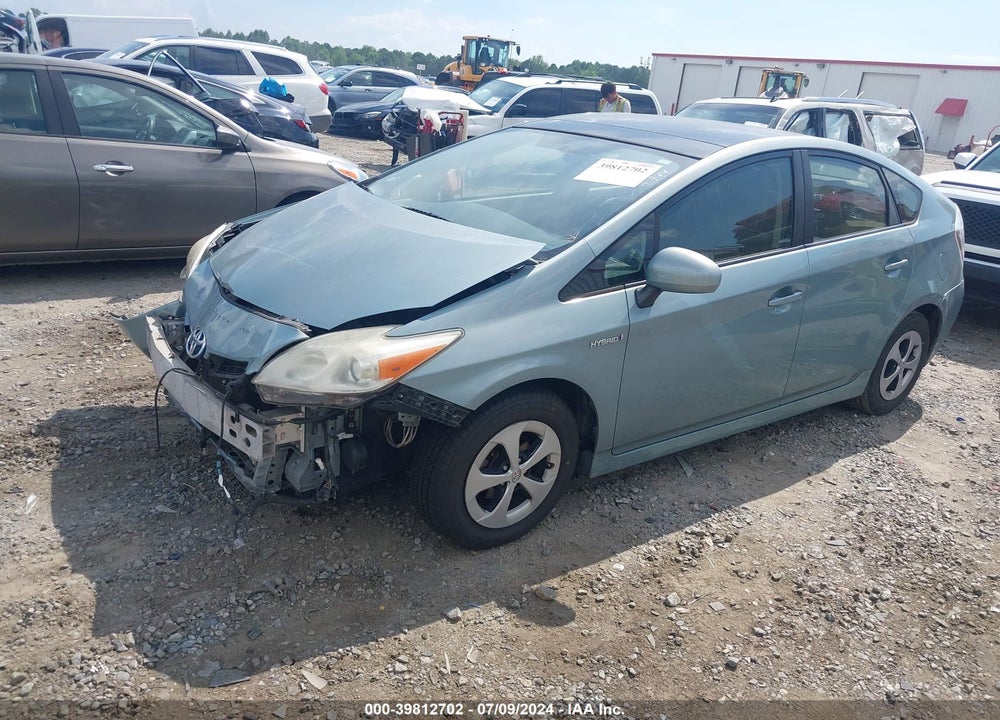 2012 TOYOTA PRIUS THREE VIN: JTDKN3DU2C1563591
