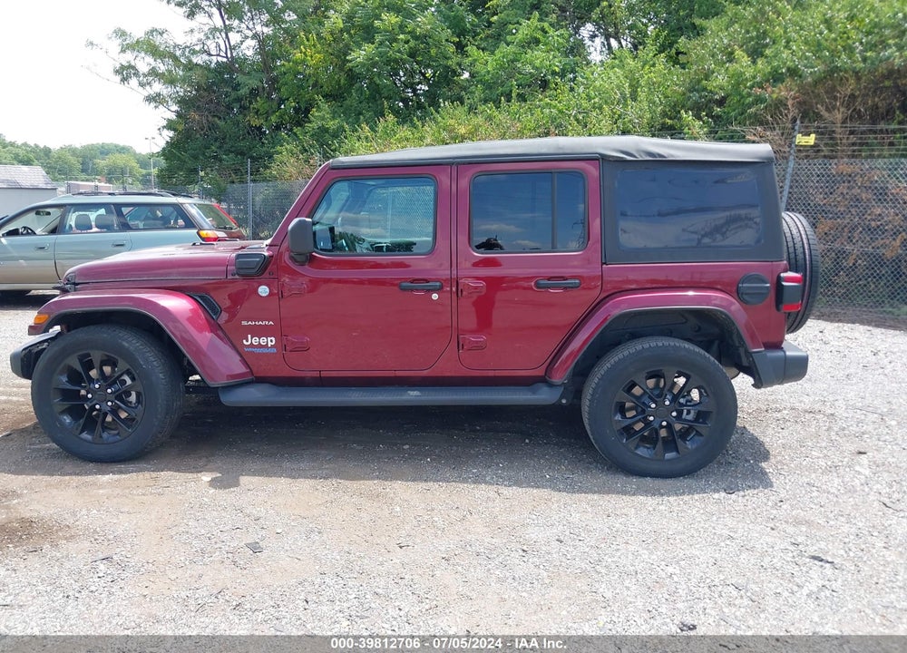 2021 JEEP WRANGLER 4XE UNLIMITED SAHARA 4X4 VIN: 1C4JJXP6XMW643009