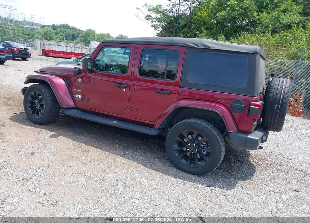 2021 JEEP WRANGLER 4XE UNLIMITED SAHARA 4X4 VIN: 1C4JJXP6XMW643009