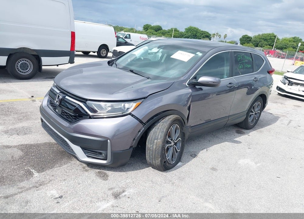 2021 HONDA CR-V 2WD EX-L VIN: 7FARW1H8XME009919