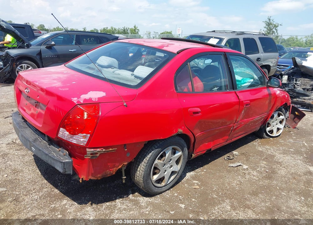 2005 HYUNDAI ELANTRA GLS/GT VIN: KMHDN46DX5U197033