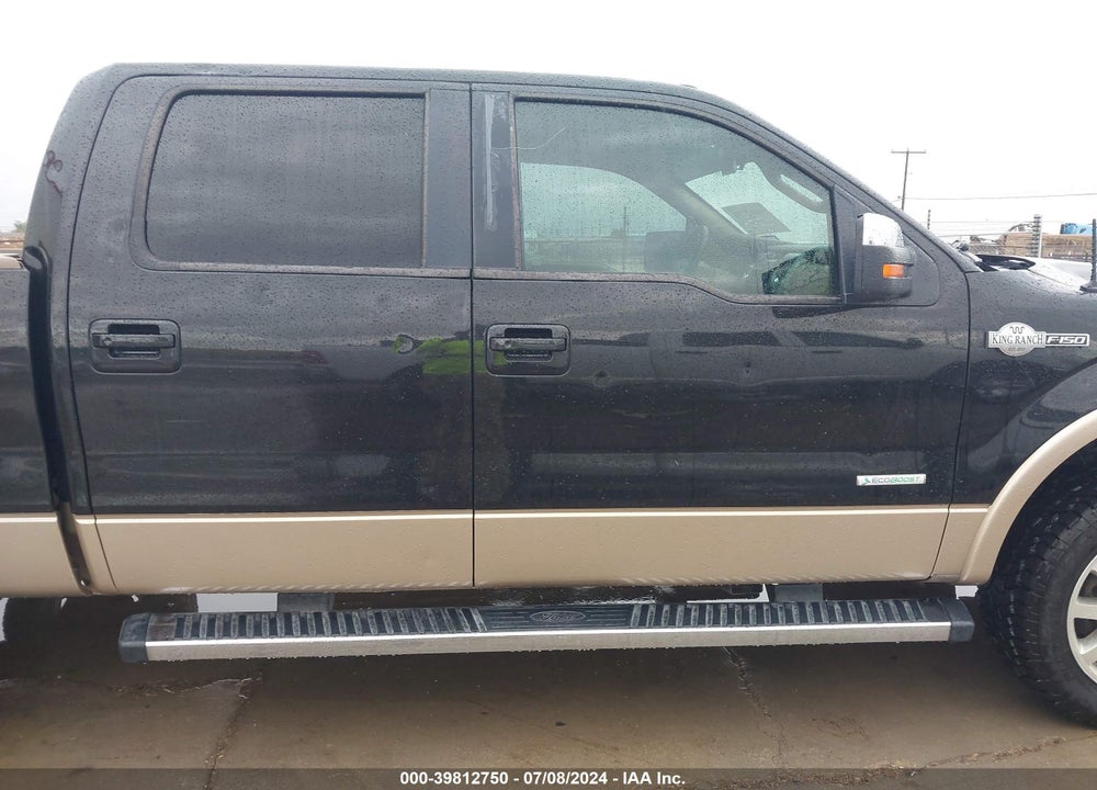 2012 FORD F-150 KING RANCH VIN: 1FTFW1ETXCKD61293