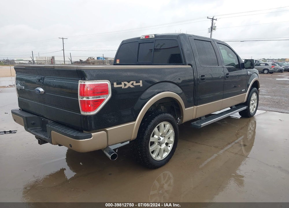 2012 FORD F-150 KING RANCH VIN: 1FTFW1ETXCKD61293