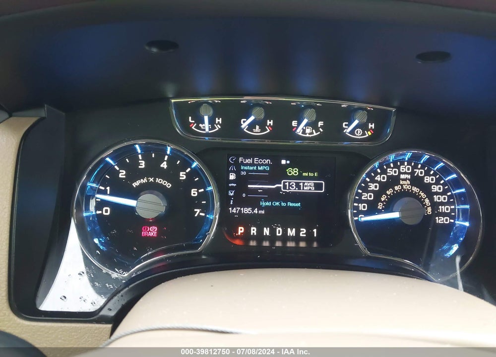 2012 FORD F-150 KING RANCH VIN: 1FTFW1ETXCKD61293