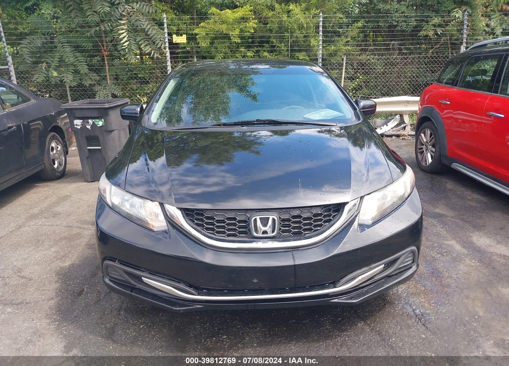2014 HONDA CIVIC LX VIN: 19XFB2F52EE063229