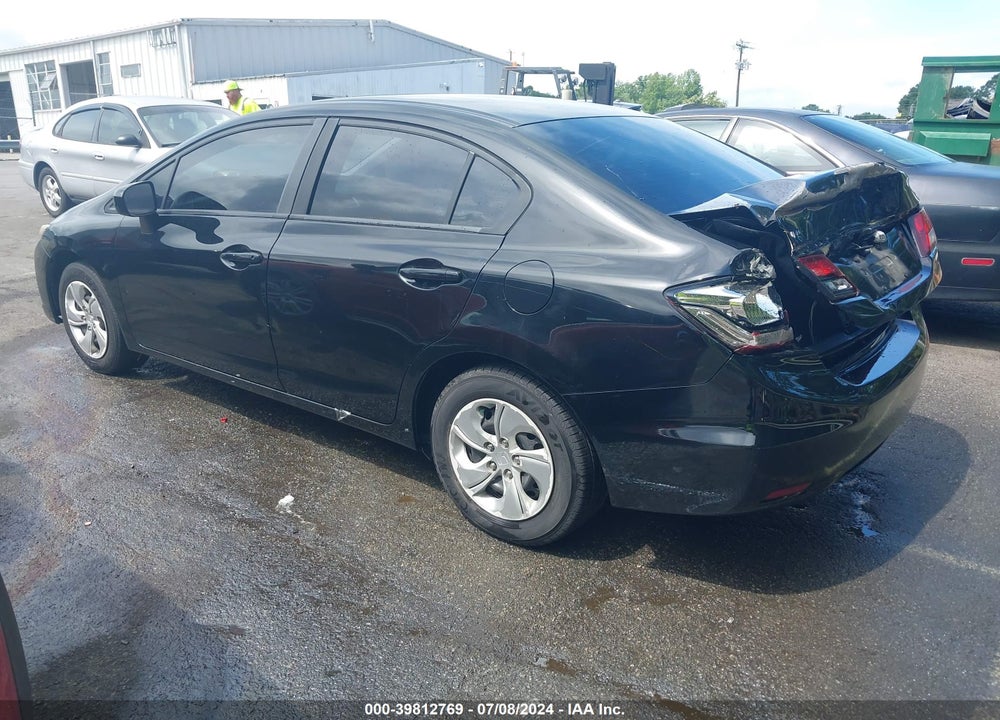 2014 HONDA CIVIC LX VIN: 19XFB2F52EE063229