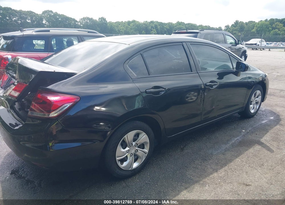 2014 HONDA CIVIC LX VIN: 19XFB2F52EE063229