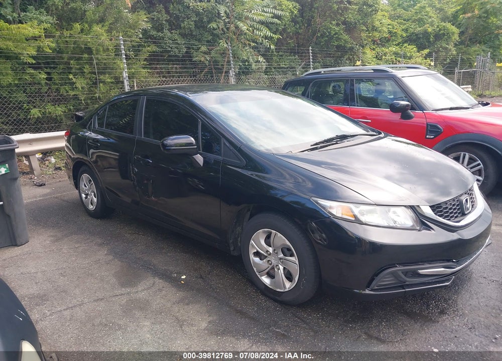 2014 HONDA CIVIC LX VIN: 19XFB2F52EE063229