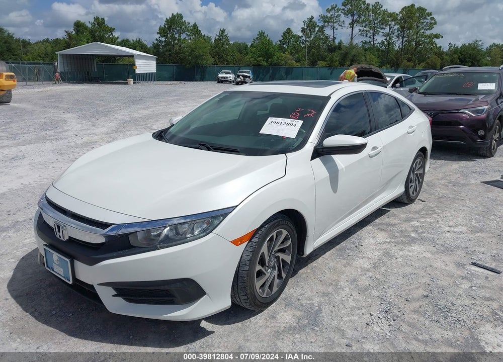 2018 HONDA CIVIC EX VIN: 19XFC2F76JE034891