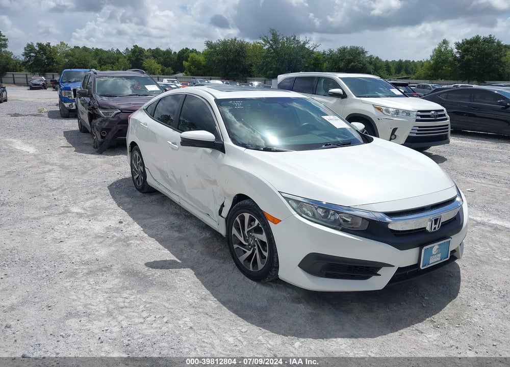 2018 HONDA CIVIC EX VIN: 19XFC2F76JE034891