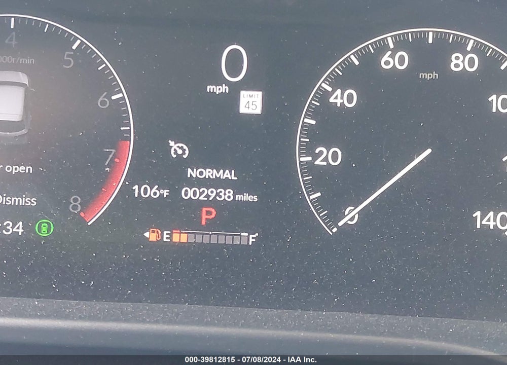 2024 HONDA HR-V 2WD EX-L/2WD EX-L W/O BSI VIN: 3CZRZ1H73RM746743
