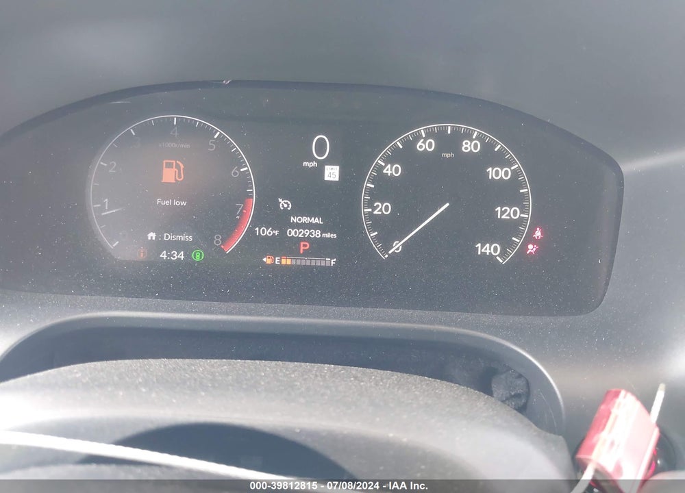 2024 HONDA HR-V 2WD EX-L/2WD EX-L W/O BSI VIN: 3CZRZ1H73RM746743