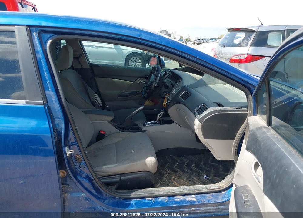 2013 HONDA CIVIC LX VIN: 19XFB2F50DE078083