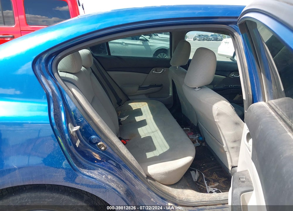 2013 HONDA CIVIC LX VIN: 19XFB2F50DE078083