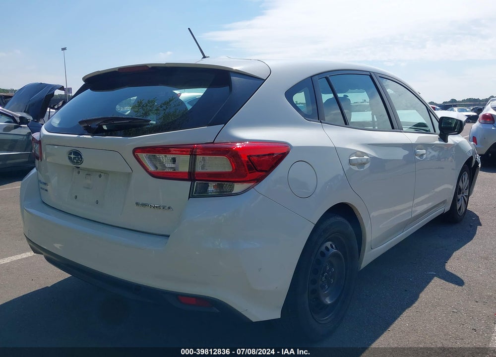 2019 SUBARU IMPREZA 2.0I VIN: 4S3GTAA69K3712281