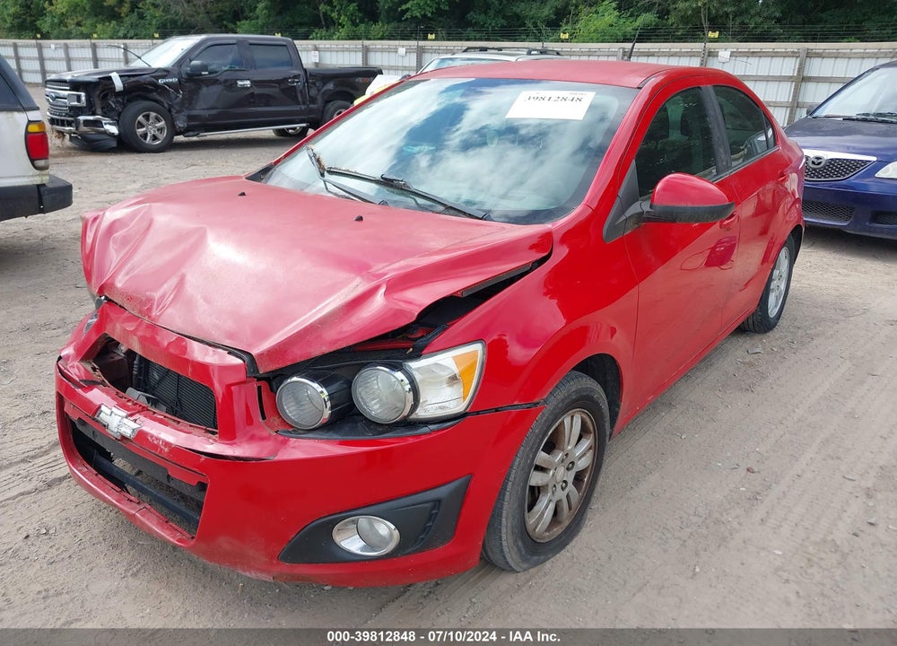 2013 CHEVROLET SONIC LT AUTO VIN: 1G1JC5SH6D4232380