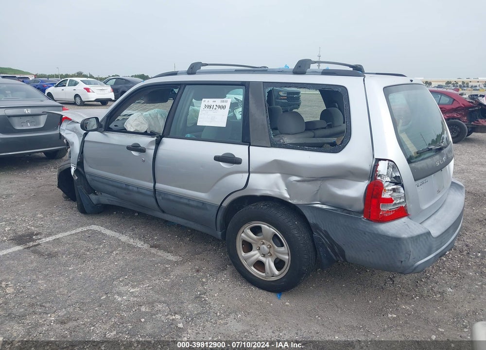 2003 SUBARU FORESTER X VIN: JF1SG636X3G767783