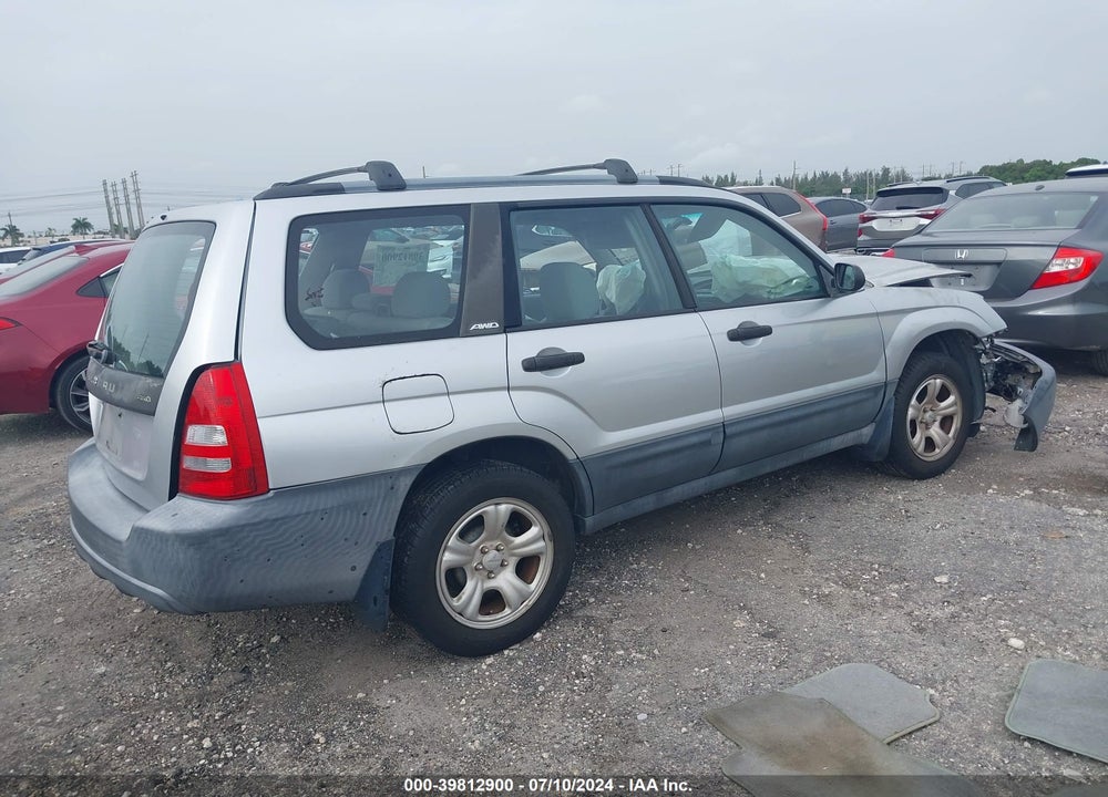 2003 SUBARU FORESTER X VIN: JF1SG636X3G767783