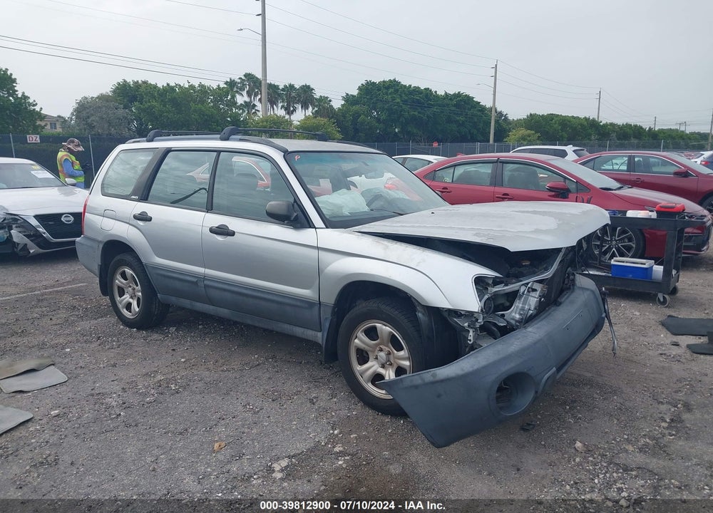 2003 SUBARU FORESTER X VIN: JF1SG636X3G767783