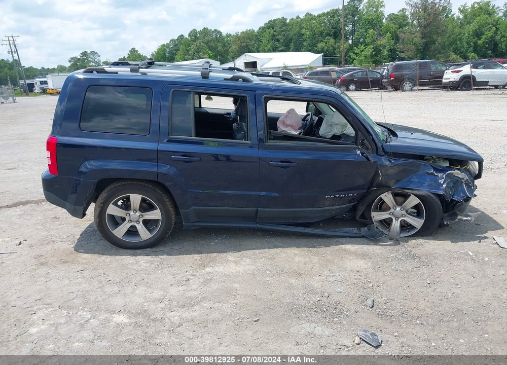2016 JEEP PATRIOT VIN: 1C4NJRFB3GD806028