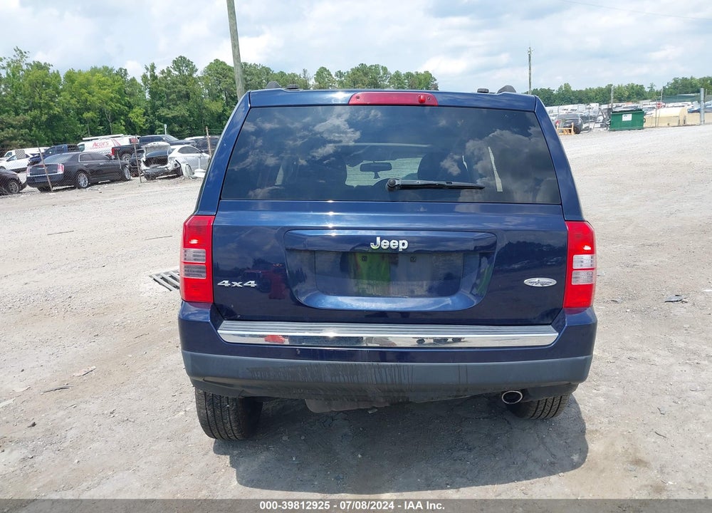 2016 JEEP PATRIOT VIN: 1C4NJRFB3GD806028